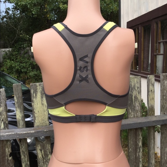 VSX Sport Yellow And Gray Bra - Picture 3 of 4